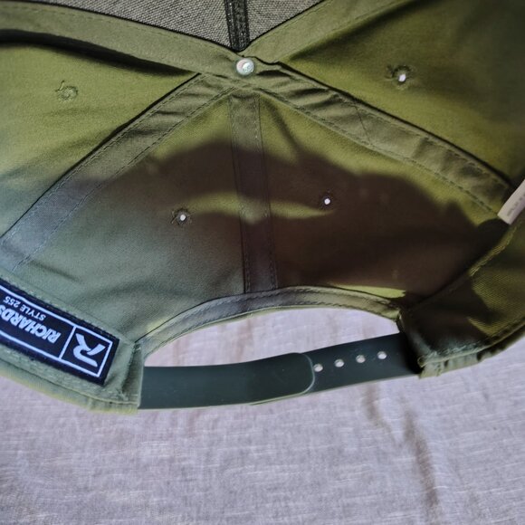 Anthem Hat Cap Snap Back Green Patch Logo Panel Casual Mens - Picture 8 of 12